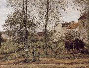Road Vehe s peaceful autumn Camille Pissarro
